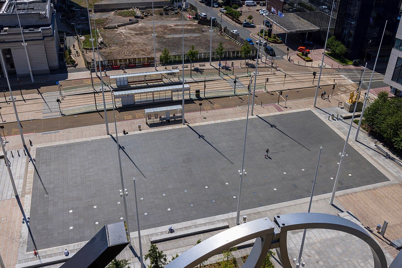 Centenary Square from Library of Birmingham 2024-07-19