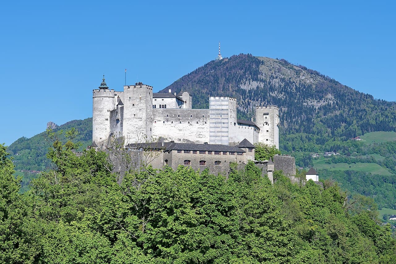 Festung Hohensalzburg seen from the West, Salzburg, Austria, 20260430 1638 0140